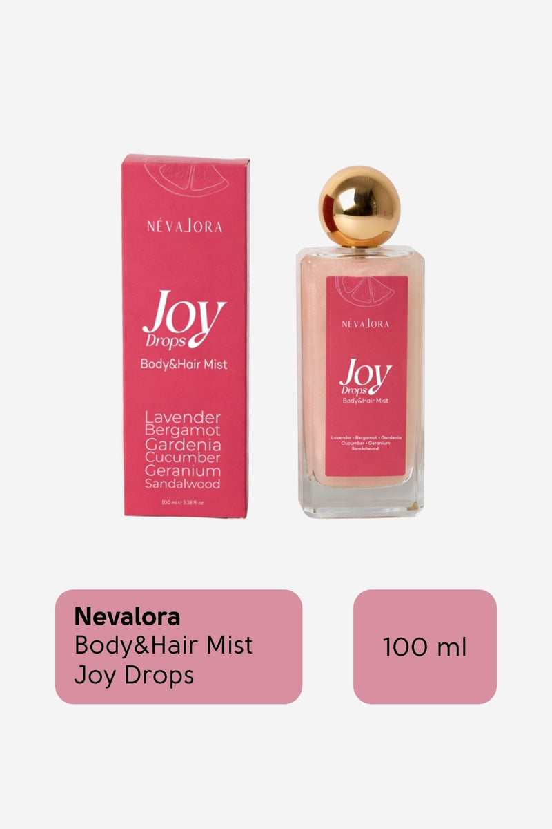 NEVALORA BODY MIST JOY DROPS / MUTLULUK TEMALI SAÇ VE VÜCUT SPREYİ -100ml