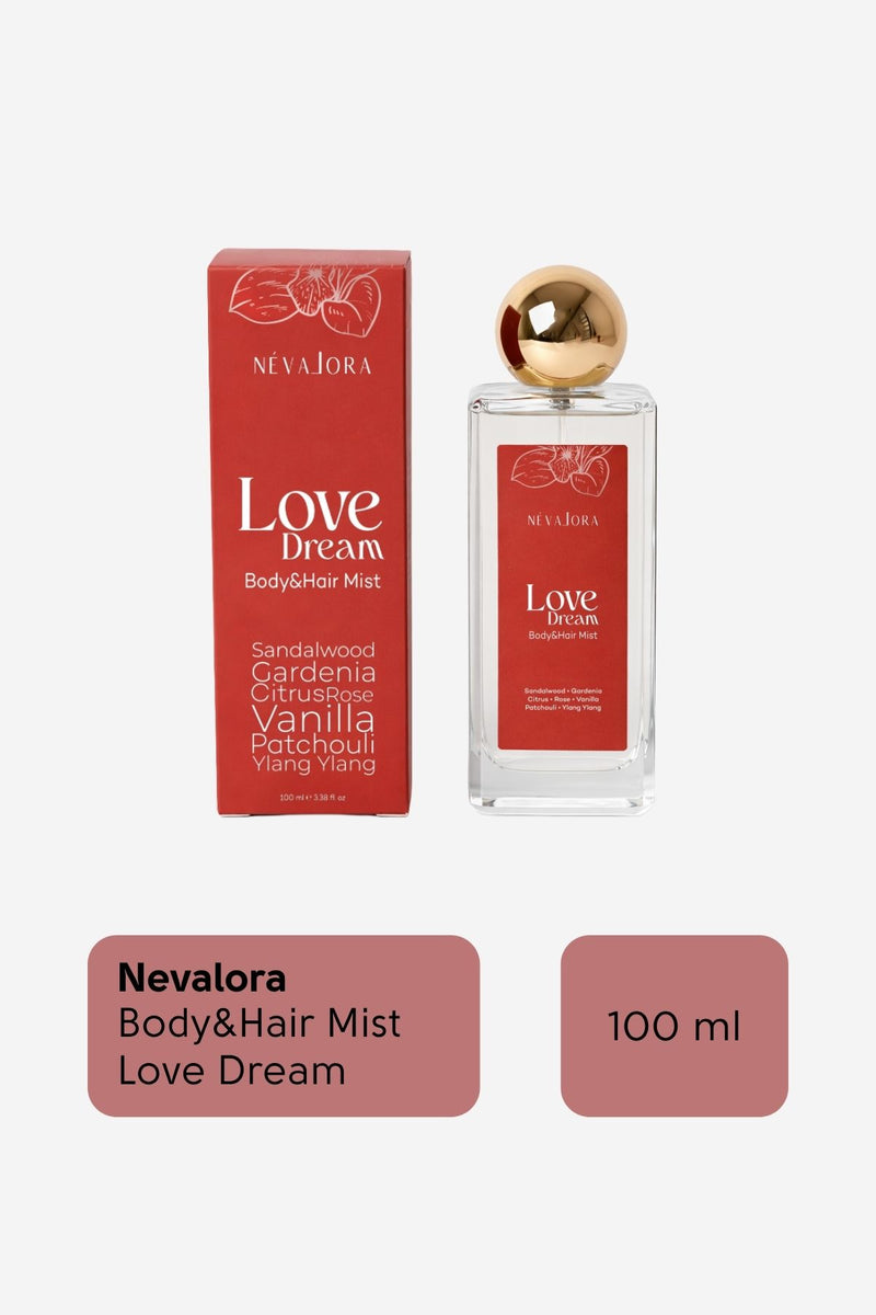 NEVALORA BODY MIST LOVE DREAM / AŞK VE SEVGİ TEMALI SAÇ VE VÜCUT SPREYİ- 100ml