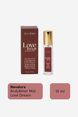 NEVALORA BODY MIST LOVE DREAM / AŞK VE SEVGİ TEMALI SAÇ VE VÜCUT SPREYİ - 15ml