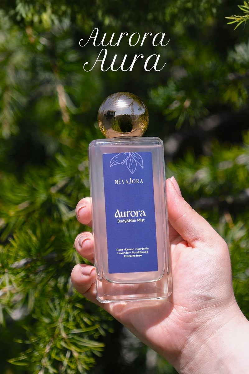 NEVALORA BODY MIST AURA (AURORA) / ENERJİ VE IŞIK TEMALI SAÇ VE VÜCUT SPREYİ-100ml