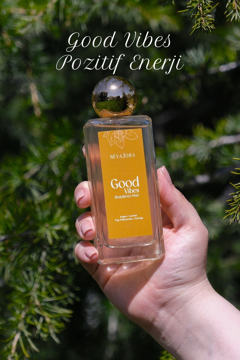NEVALORA BODY MIST GOOD VIBES / POZİTİF ENERJİ TEMALI SAÇ VE VÜCUT SPREYİ -100ml