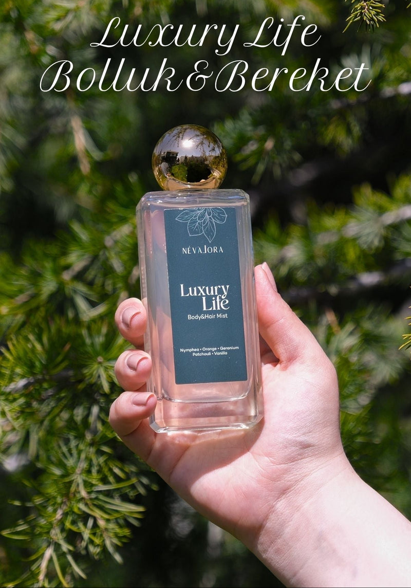 NEVALORA BODY MIST LUXURY LIFE / BOLLUK VE BEREKET TEMALI SAÇ VE VÜCUT SPREYİ - 100ml