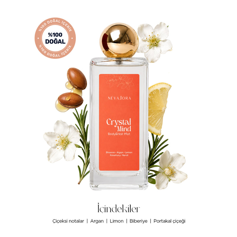 CRYSTAL MIND – Odak ve Zihinsel Netlik Temalı Hair & Body Mist 100 ml