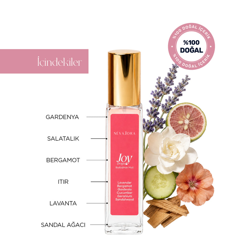 JOY DROPS – Mutluluk Temalı Hair & Body Mist | 15 ml