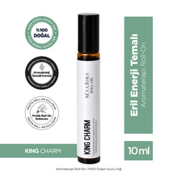 KING CHARM – Eril Enerji Temalı Aromaterapi Roll-On | %100 Doğal Uçucu Yağ | 10 ml