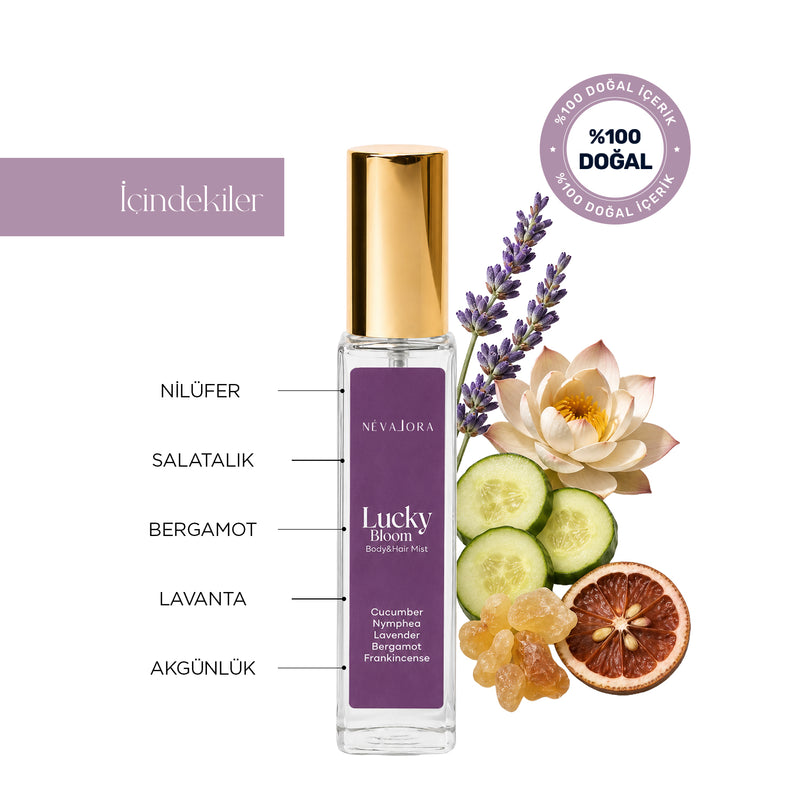 LUCKY BLOOM – Şans Temalı Hair & Body Mist | 15 ml
