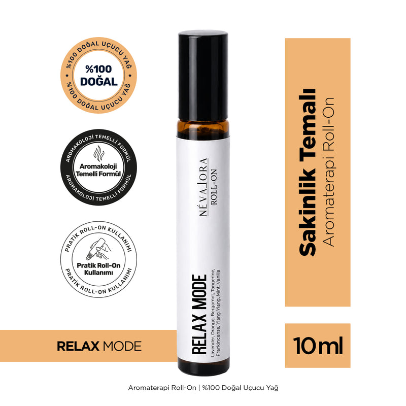 Nevalora Roll-On Relax Mode / Stres Azaltıcı ve Rahatlatıcı Aromaterapi Kokusu – 10 ml